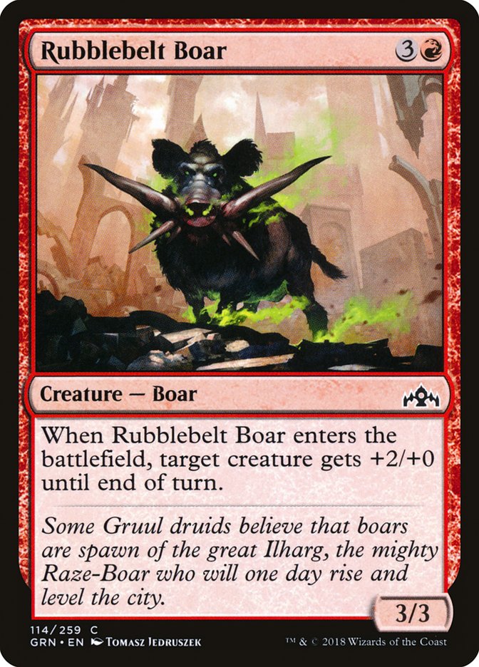 Rubblebelt Boar [Guilds of Ravnica] | Game Haven TX
