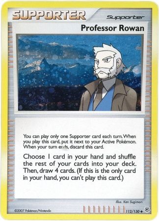 Professor Rowan (112/130) (Cosmos Holo) [Diamond & Pearl: Base Set] | Game Haven TX