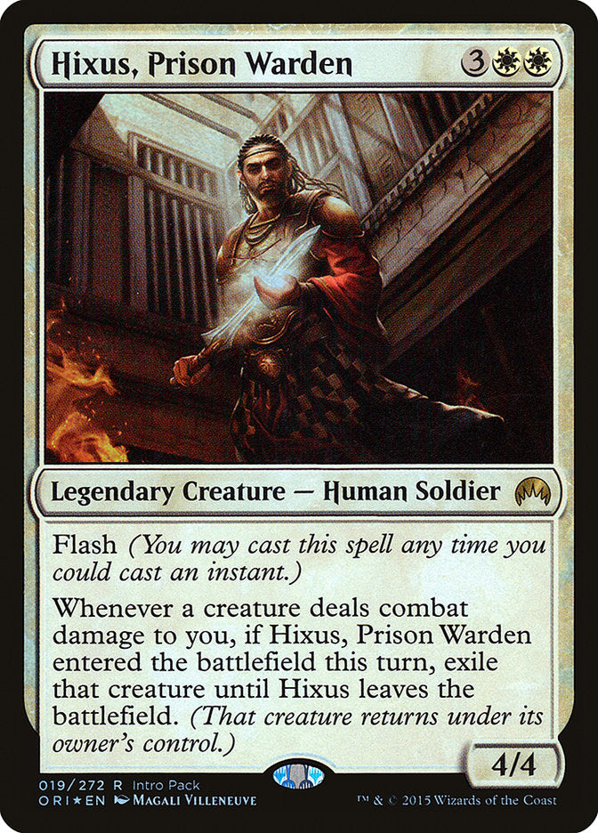 Hixus, Prison Warden [Magic Origins Promos] | Game Haven TX