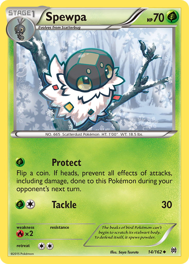Spewpa (14/162) [XY: BREAKthrough] | Game Haven TX