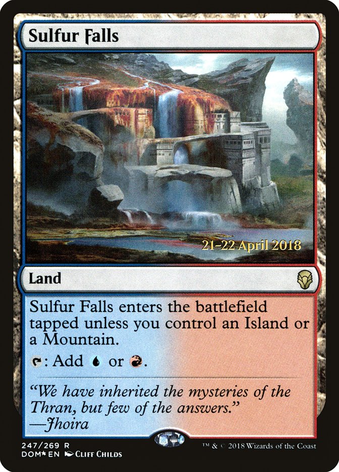 Sulfur Falls [Dominaria Promos] | Game Haven TX