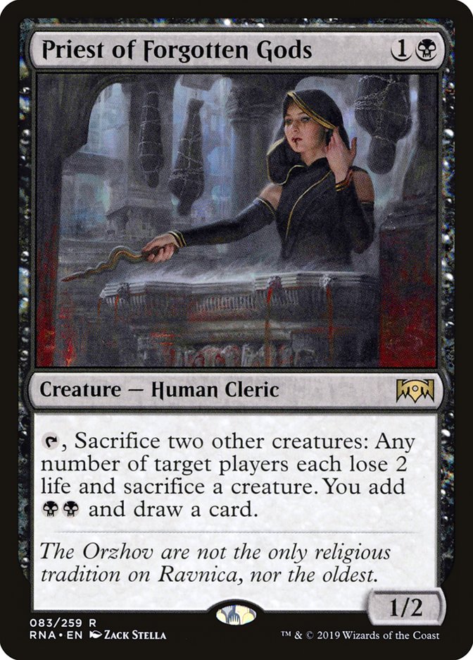 Priest of Forgotten Gods [Ravnica Allegiance] | Game Haven TX