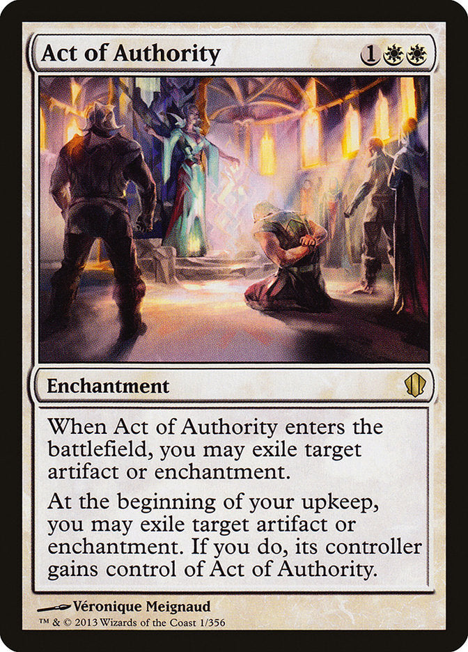 Act of Authority [Commander 2013] | Game Haven TX