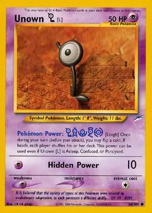Unown [L] (86/105) [Neo Destiny Unlimited] | Game Haven TX