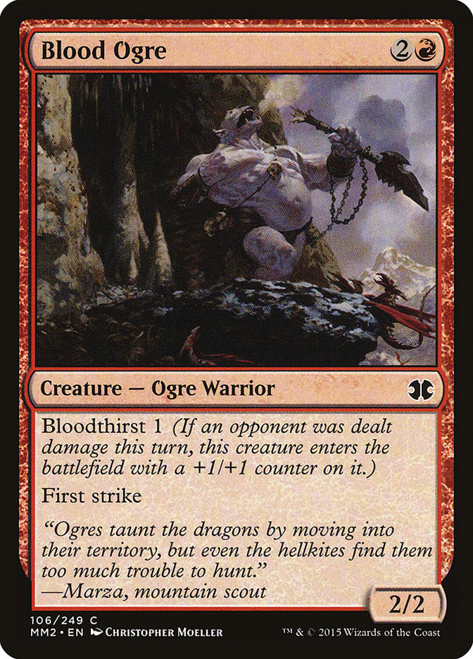 Blood Ogre [Modern Masters 2015] | Game Haven TX