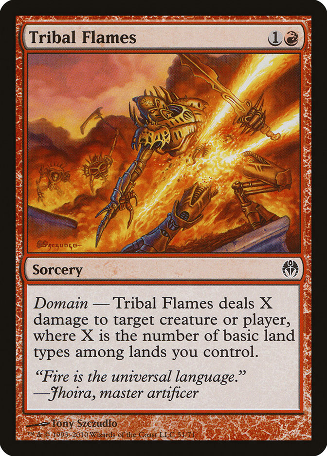 Tribal Flames [Duel Decks: Phyrexia vs. the Coalition] | Game Haven TX