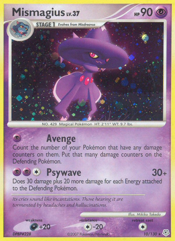 Mismagius (10/130) [Diamond & Pearl: Base Set] | Game Haven TX