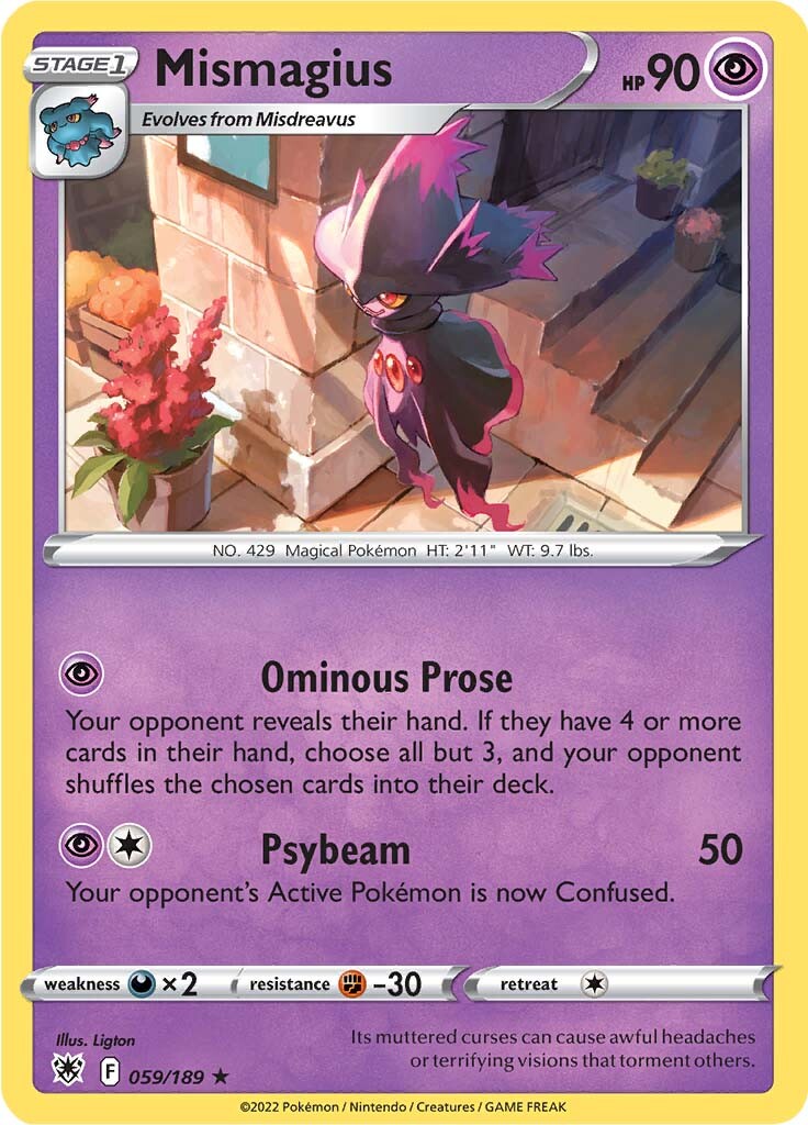 Mismagius (059/189) [Sword & Shield: Astral Radiance] | Game Haven TX