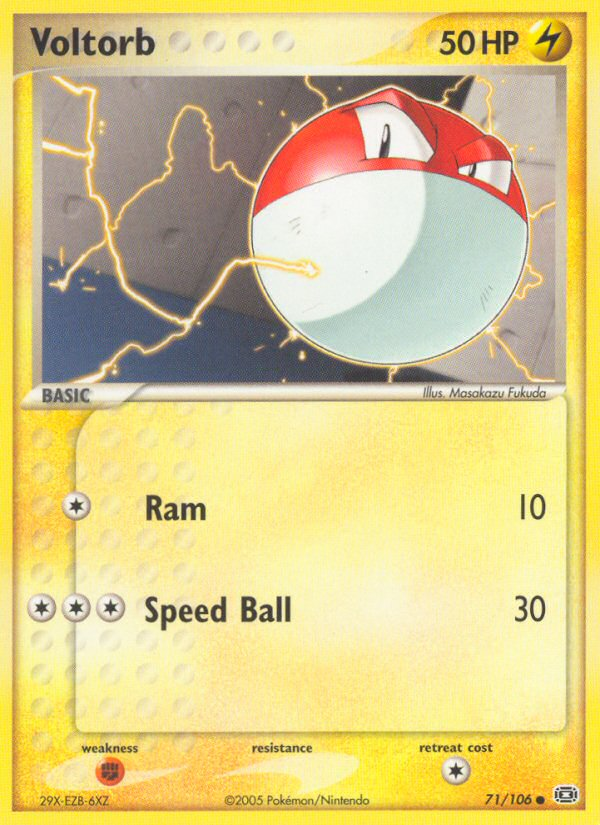 Voltorb (71/106) [EX: Emerald] | Game Haven TX