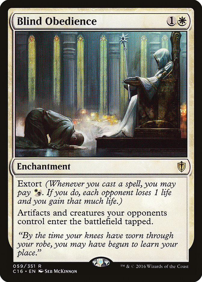 Blind Obedience [Commander 2016] | Game Haven TX