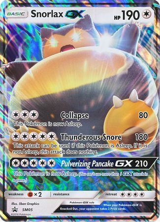 Snorlax GX (SM05) (Jumbo Card) [Sun & Moon: Black Star Promos] | Game Haven TX