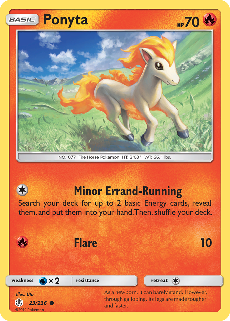 Ponyta (23/236) [Sun & Moon: Cosmic Eclipse] | Game Haven TX
