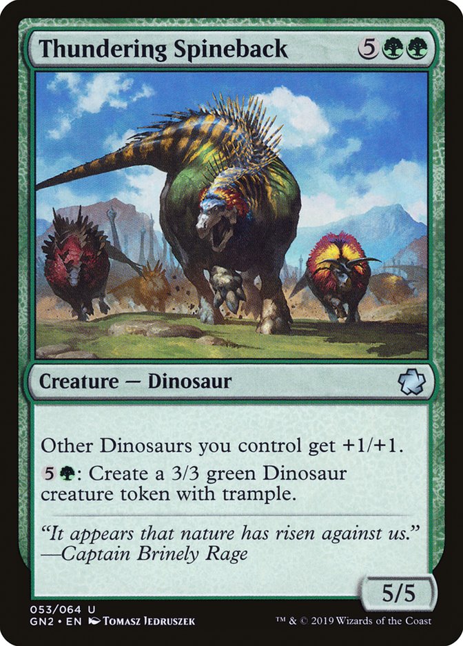 Thundering Spineback [Game Night 2019] | Game Haven TX