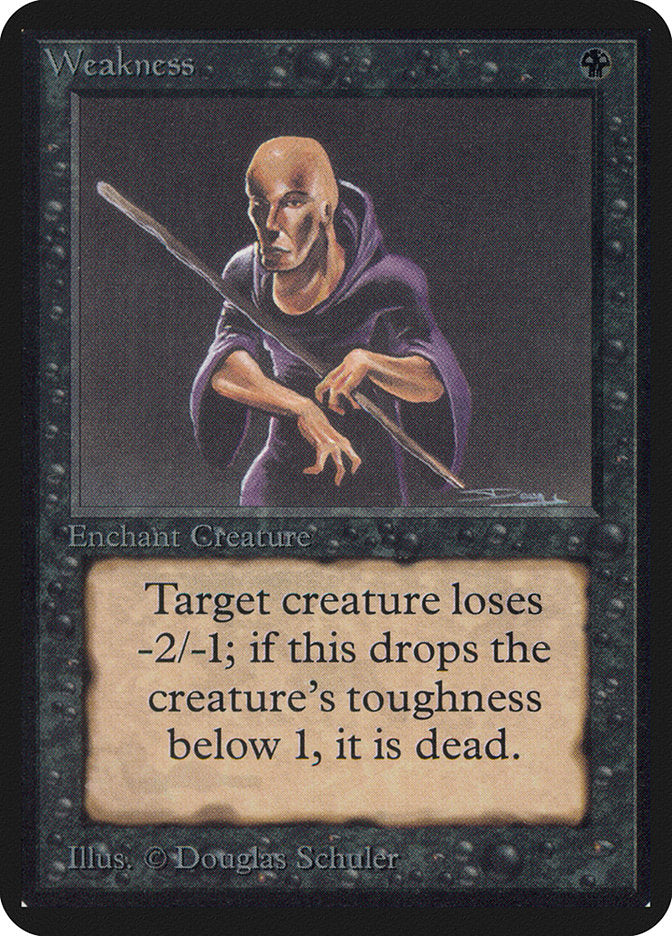 Weakness [Limited Edition Alpha] | Game Haven TX
