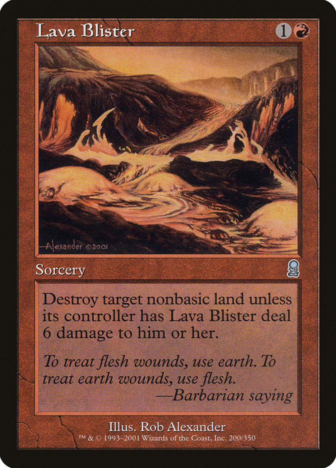 Lava Blister [Odyssey] | Game Haven TX