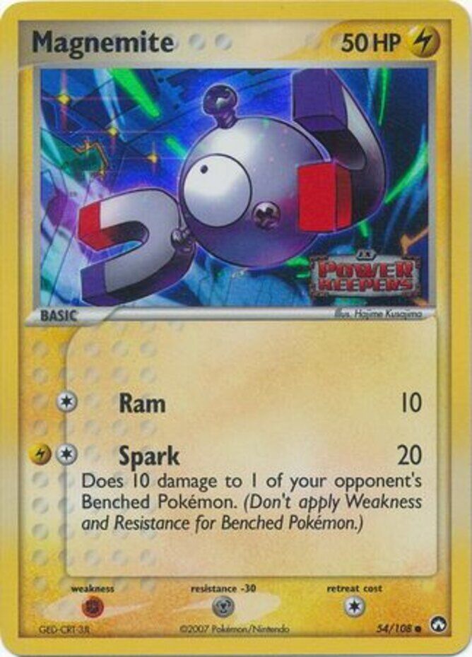 Magnemite (54/108) (Stamped) [EX: Power Keepers] | Game Haven TX