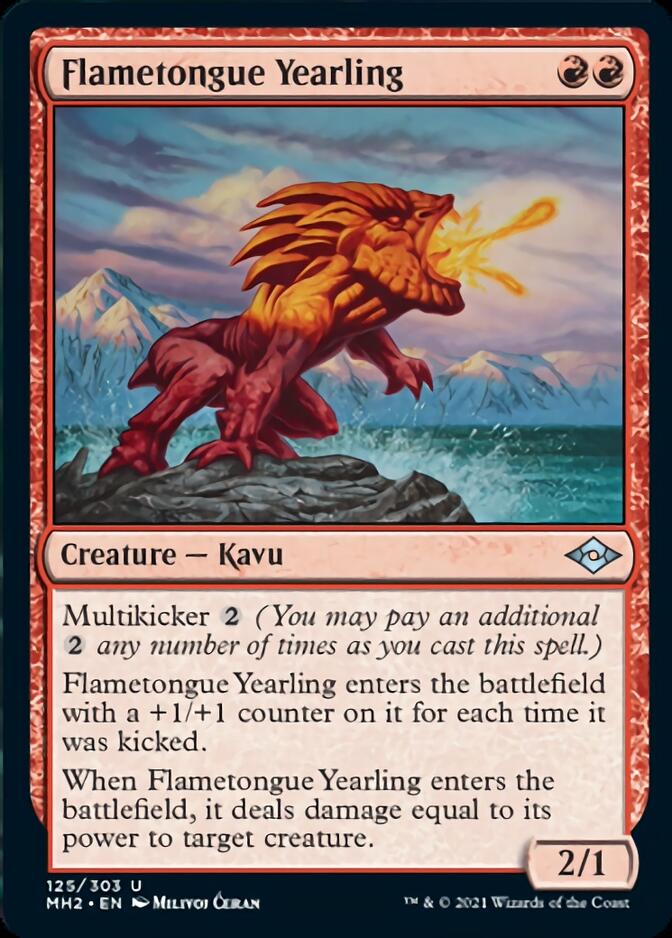 Flametongue Yearling [Modern Horizons 2] | Game Haven TX