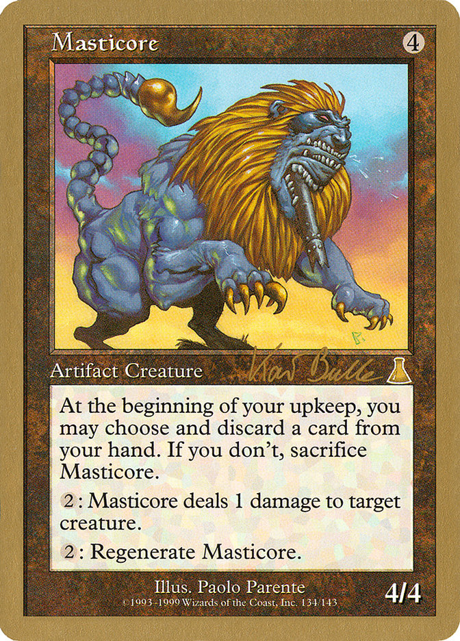 Masticore (Kai Budde) [World Championship Decks 1999] | Game Haven TX