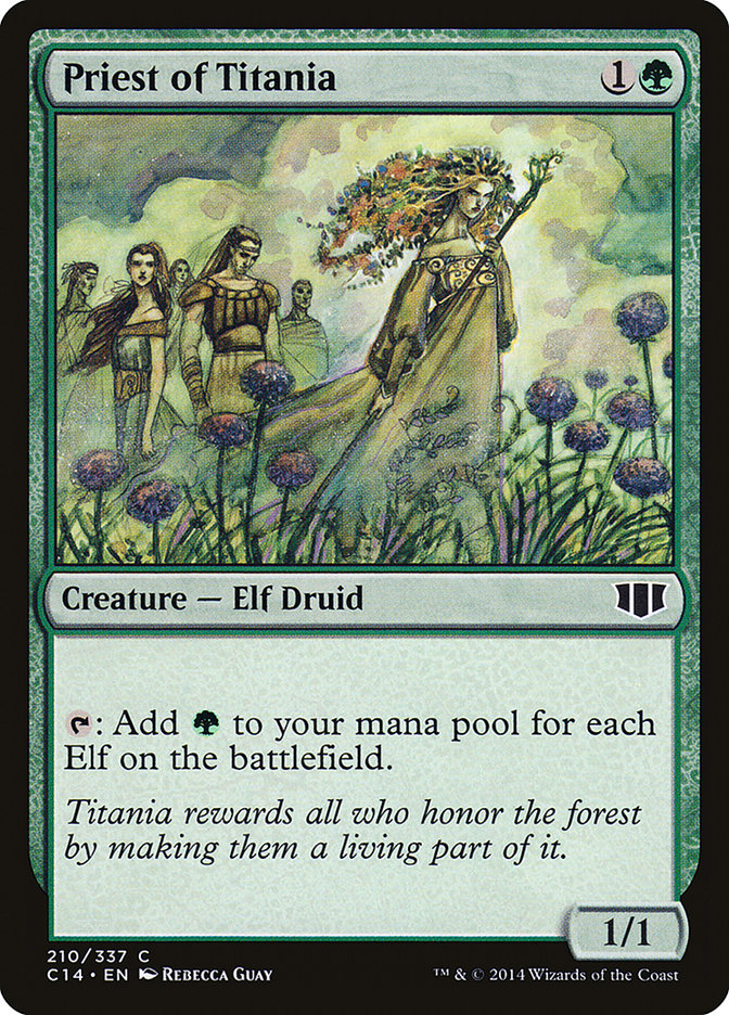 Priest of Titania [Commander 2014] | Game Haven TX