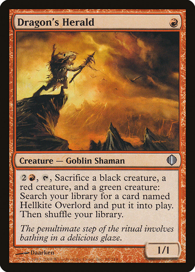 Dragon's Herald [Shards of Alara] | Game Haven TX