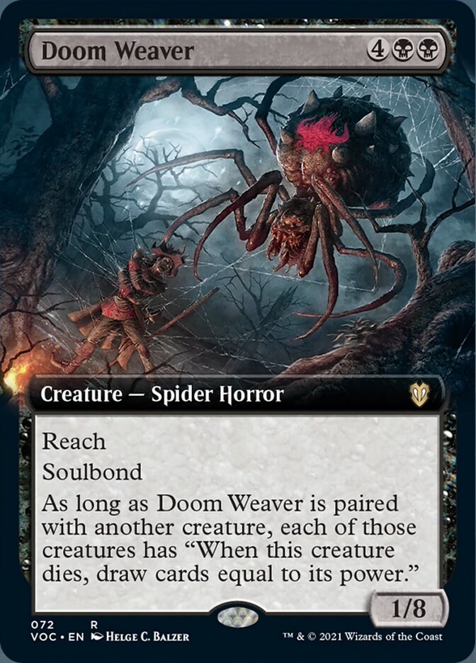 Doom Weaver (Extended) [Innistrad: Crimson Vow Commander] | Game Haven TX