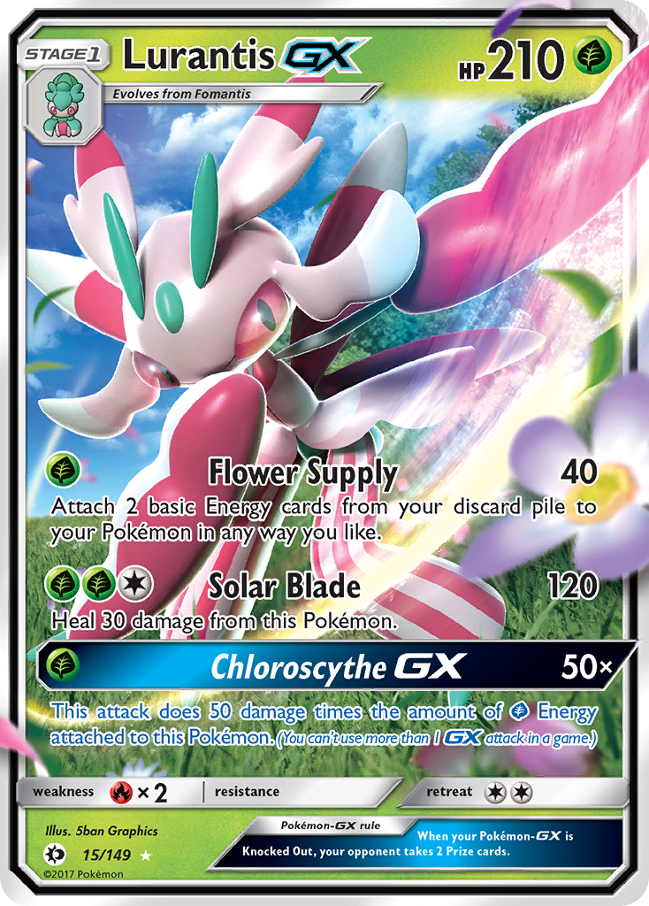 Lurantis GX (15/149) [Sun & Moon: Base Set] | Game Haven TX