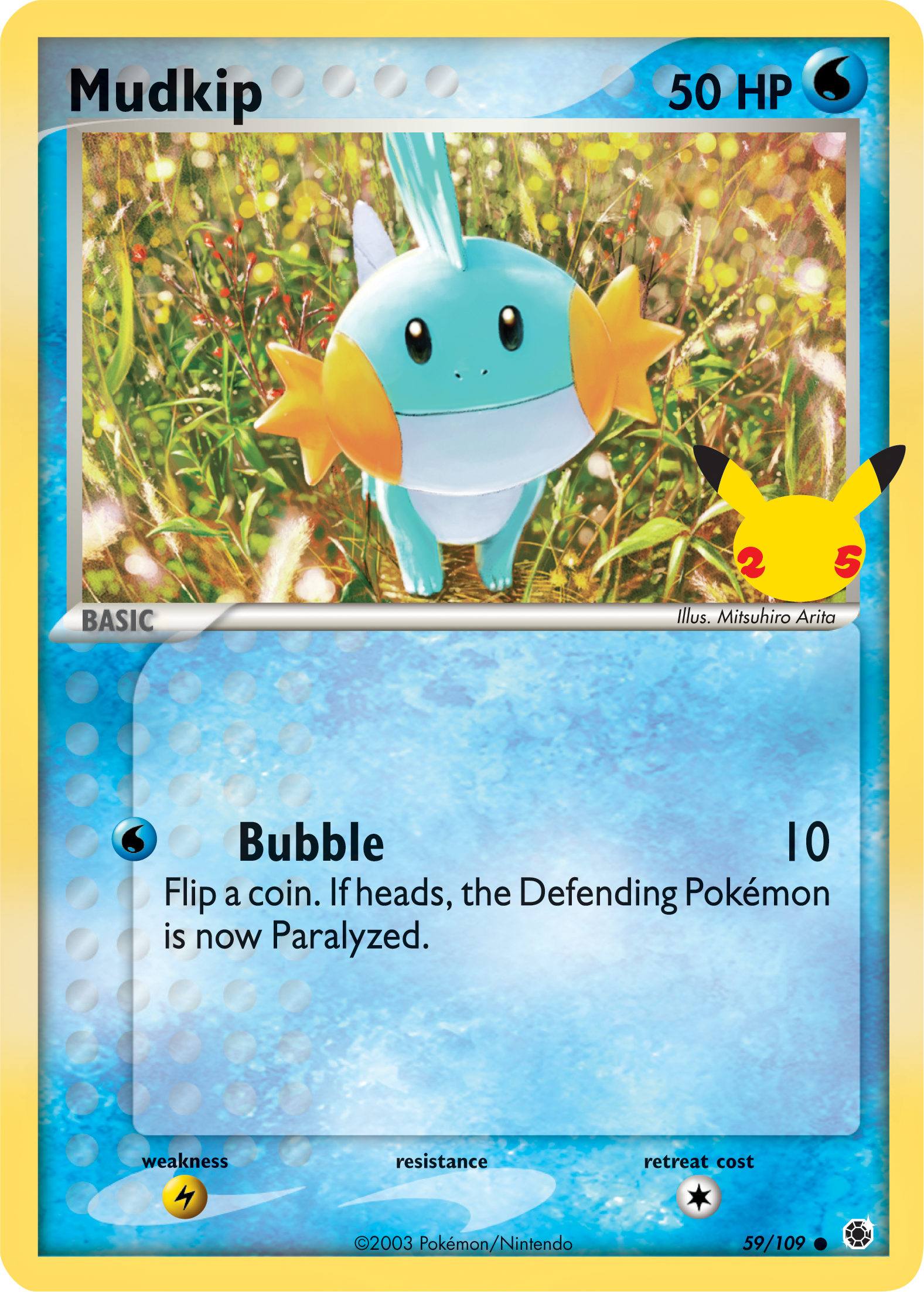 Mudkip (59/109) (Jumbo Card) [First Partner Pack] | Game Haven TX