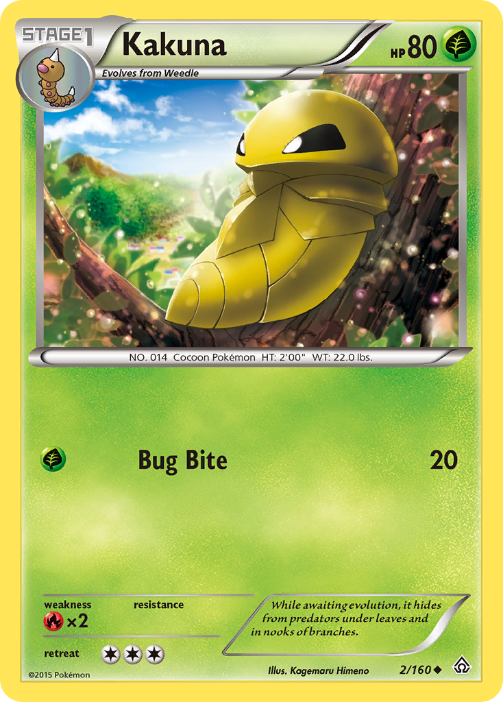 Kakuna (2/160) [XY: Primal Clash] | Game Haven TX