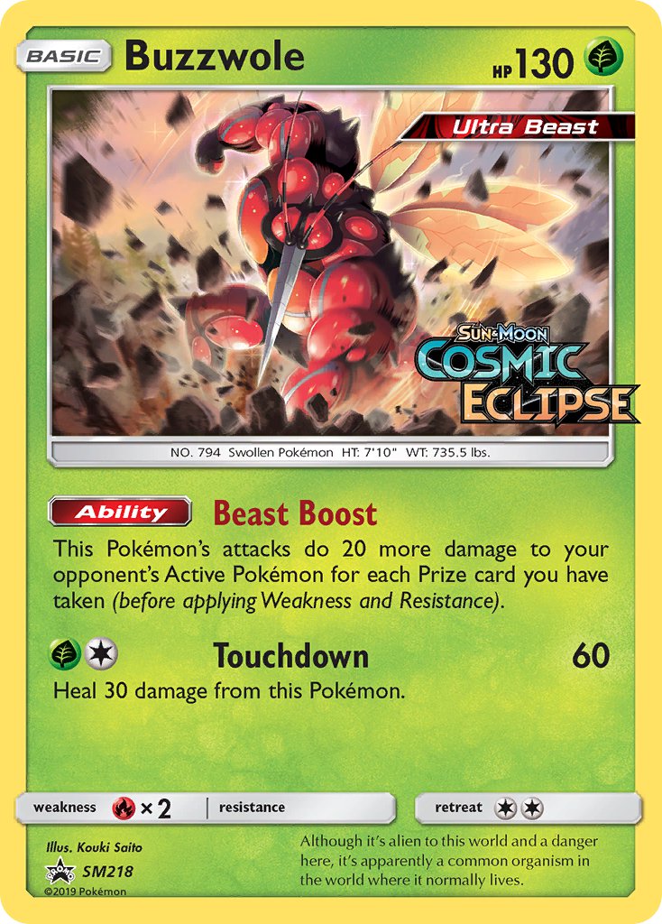 Buzzwole (SM218) [Sun & Moon: Black Star Promos] | Game Haven TX