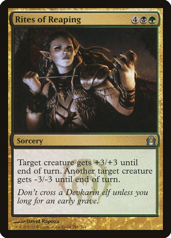 Rites of Reaping [Return to Ravnica] | Game Haven TX