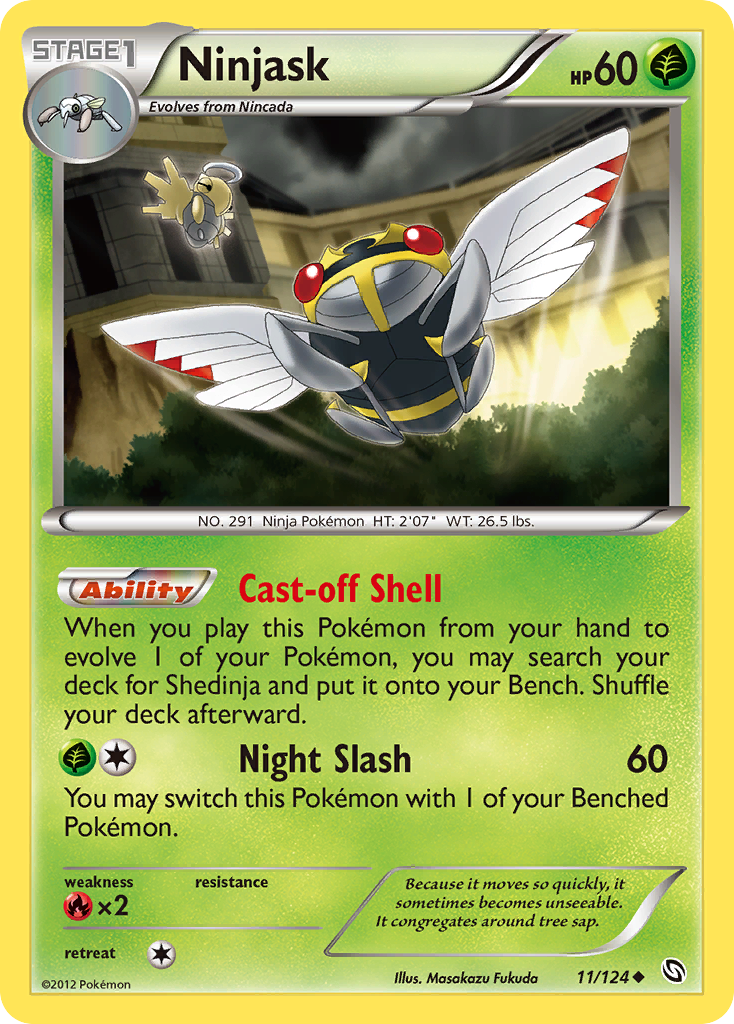 Ninjask (11/124) [Black & White: Dragons Exalted] | Game Haven TX