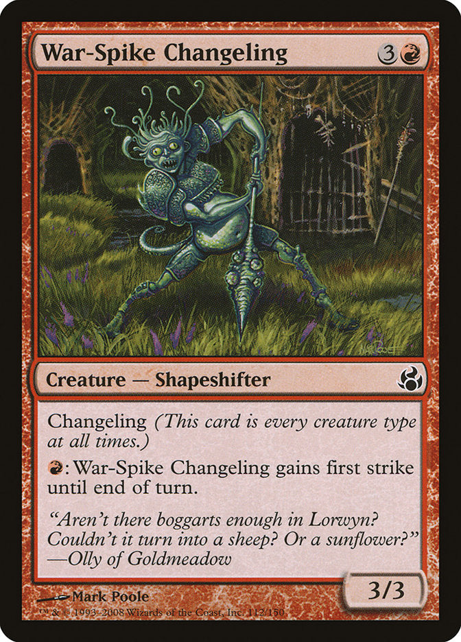 War-Spike Changeling [Morningtide] | Game Haven TX