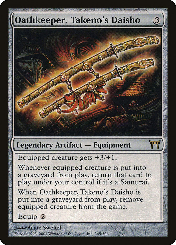 Oathkeeper, Takeno's Daisho [Champions of Kamigawa] | Game Haven TX