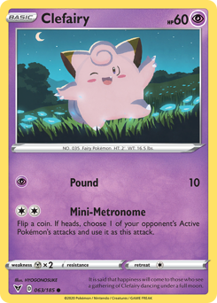 Clefairy (063/185) [Sword & Shield: Vivid Voltage] | Game Haven TX