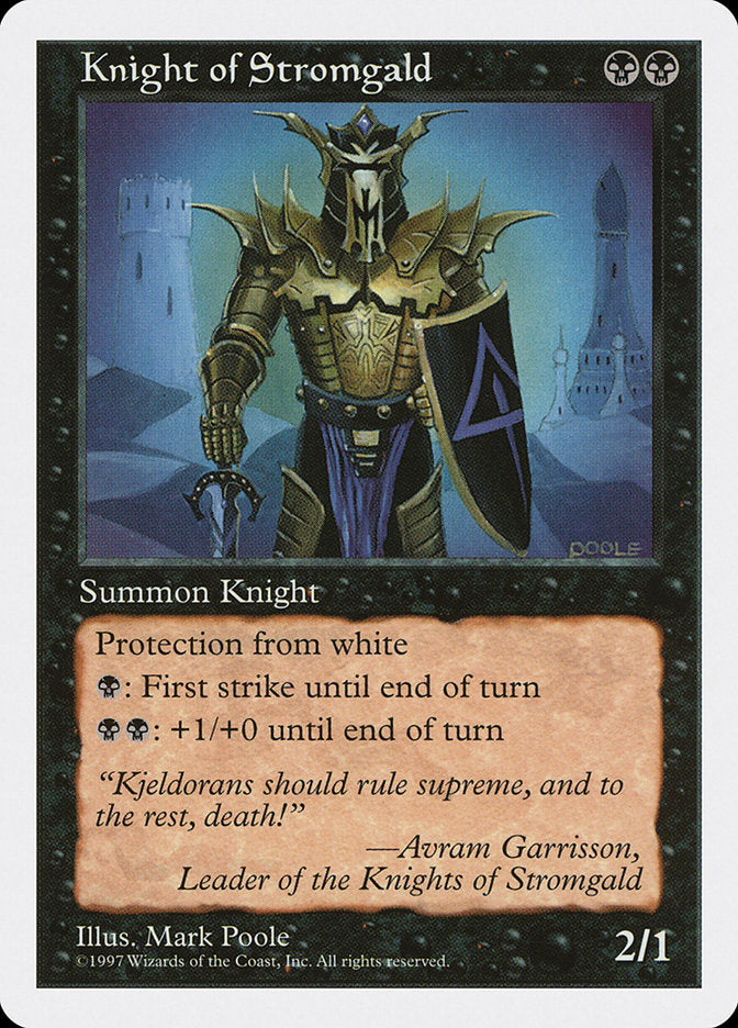 Knight of Stromgald [Fifth Edition] | Game Haven TX