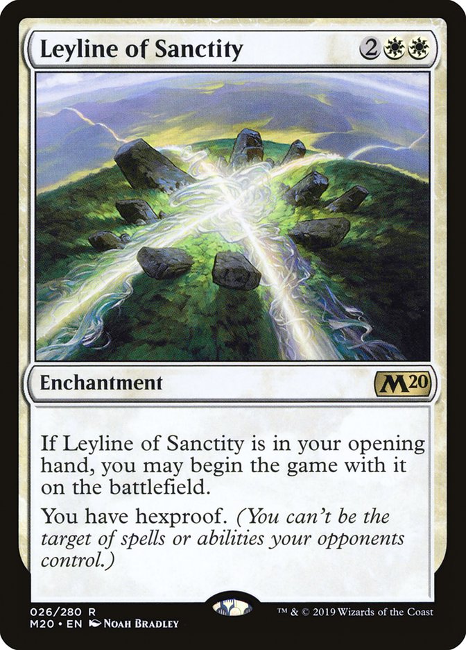 Leyline of Sanctity [Core Set 2020] | Game Haven TX