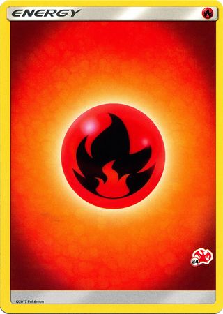 Fire Energy (Charizard Stamp #24) [Battle Academy 2020] | Game Haven TX