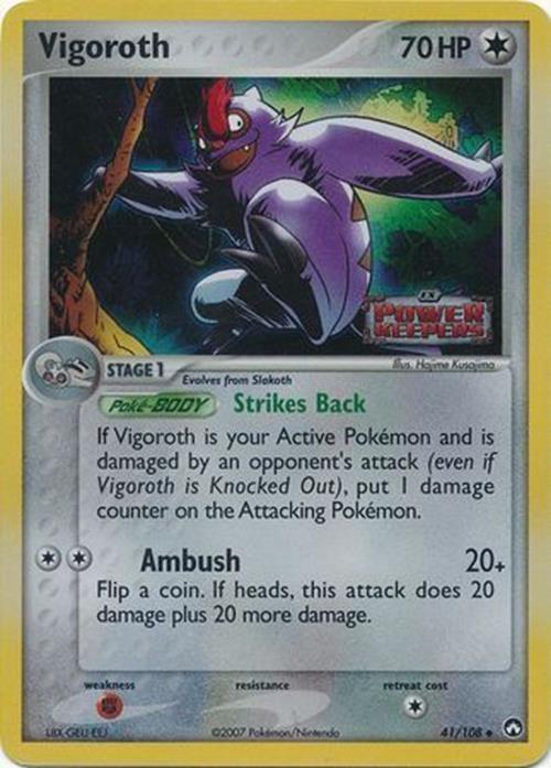 Vigoroth (41/108) (Stamped) [EX: Power Keepers] | Game Haven TX