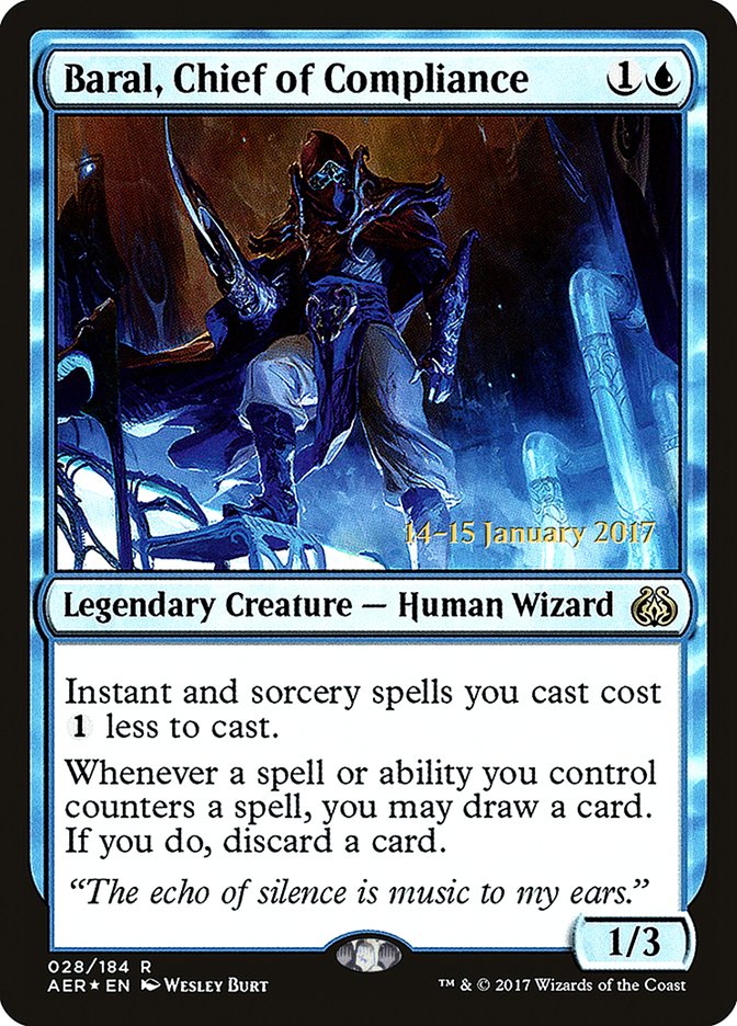 Baral, Chief of Compliance [Aether Revolt Promos] | Game Haven TX