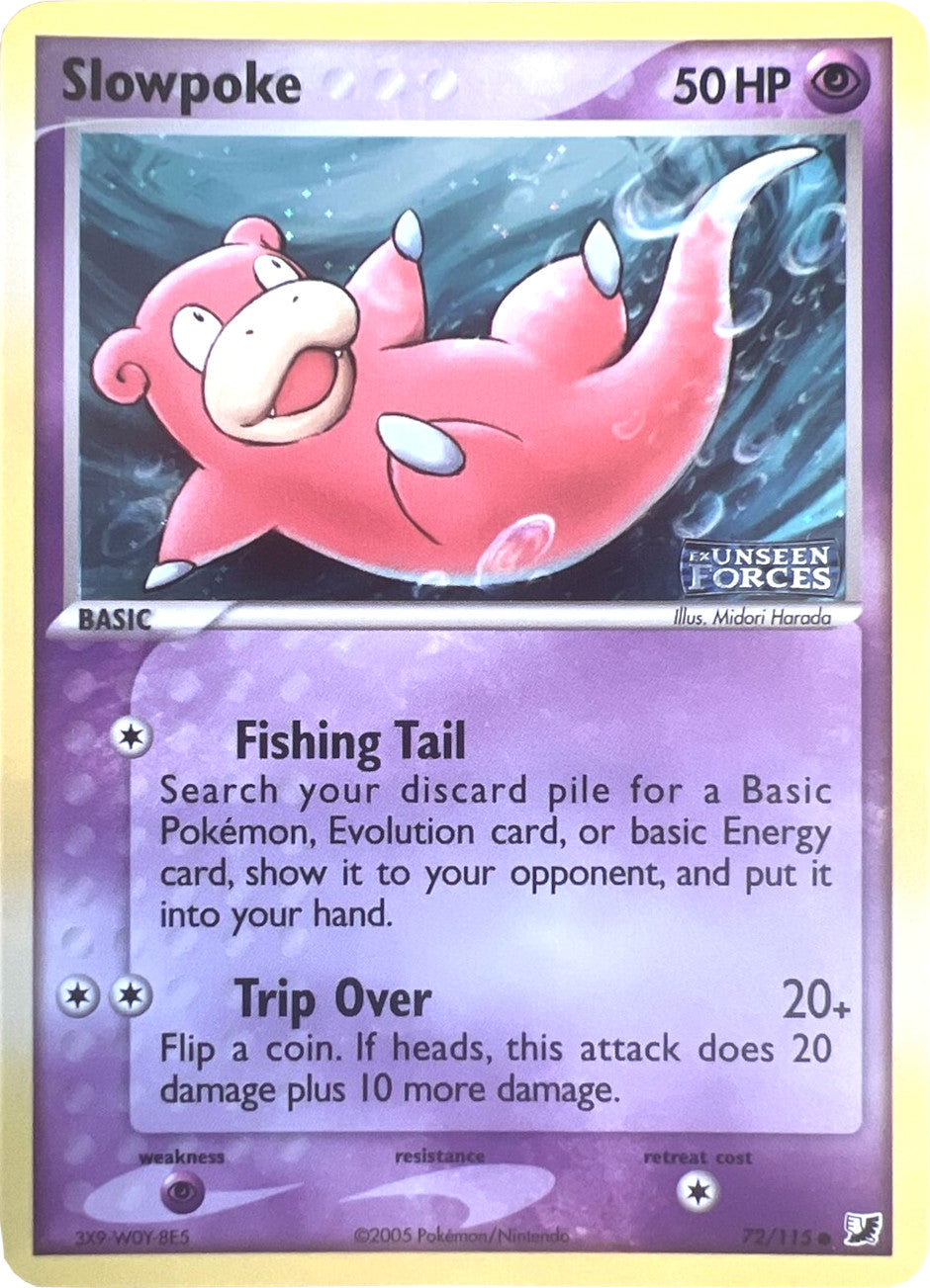 Slowpoke (72/115) (Stamped) [EX: Unseen Forces] | Game Haven TX