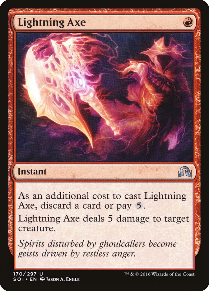Lightning Axe [Shadows over Innistrad] | Game Haven TX
