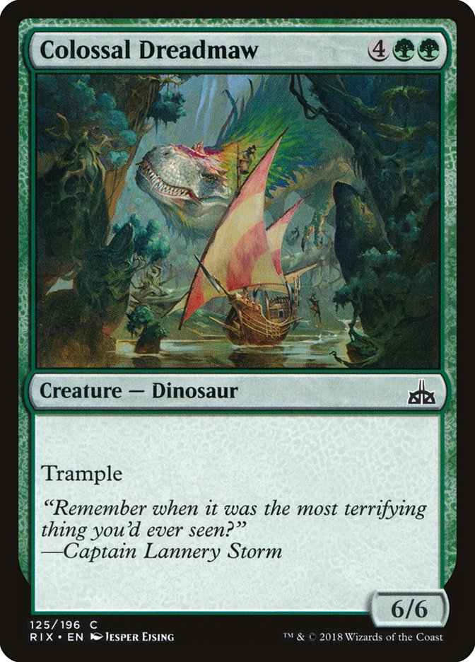 Colossal Dreadmaw [Rivals of Ixalan] | Game Haven TX