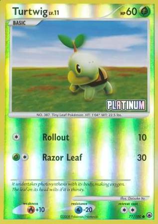 Turtwig (77/100) [Burger King Promos: 2009 Collection] | Game Haven TX