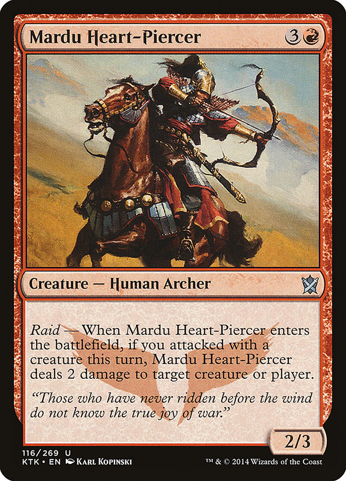 Mardu Heart-Piercer [Khans of Tarkir] | Game Haven TX