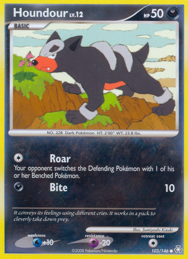 Houndour (103/146) [Diamond & Pearl: Legends Awakened] | Game Haven TX