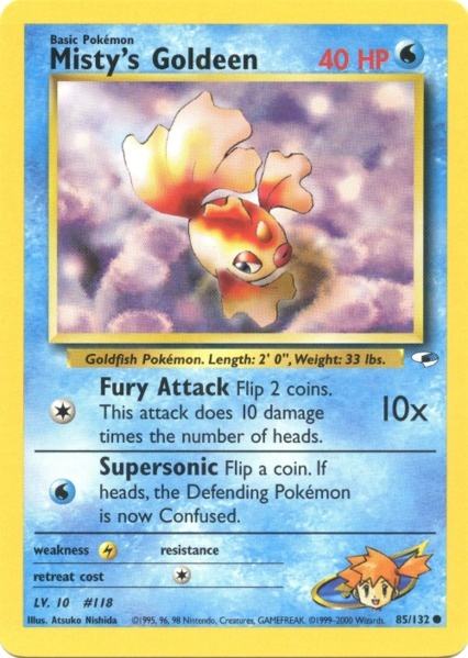Misty's Goldeen (85/132) [Gym Heroes Unlimited] | Game Haven TX