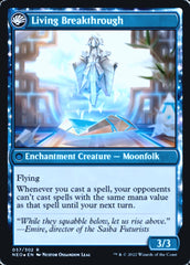 Inventive Iteration // Living Breakthrough [Kamigawa: Neon Dynasty Prerelease Promos] | Game Haven TX