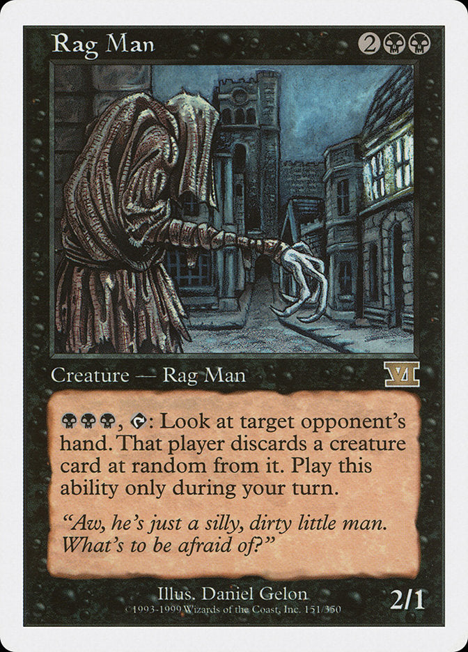 Rag Man [Classic Sixth Edition] | Game Haven TX