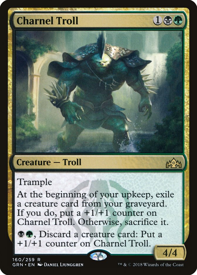 Charnel Troll [Guilds of Ravnica] | Game Haven TX