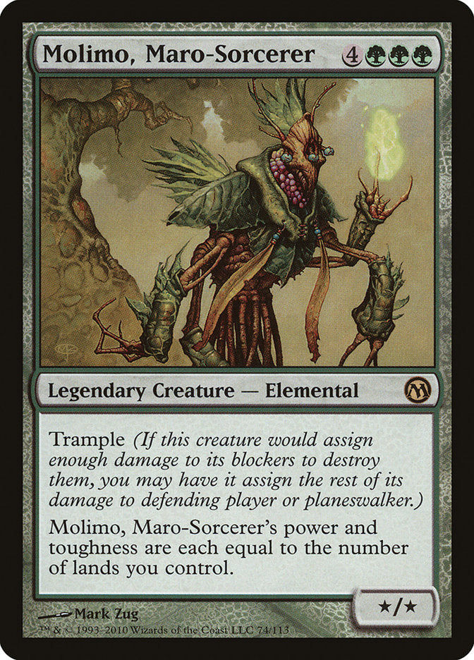 Molimo, Maro-Sorcerer [Duels of the Planeswalkers] | Game Haven TX
